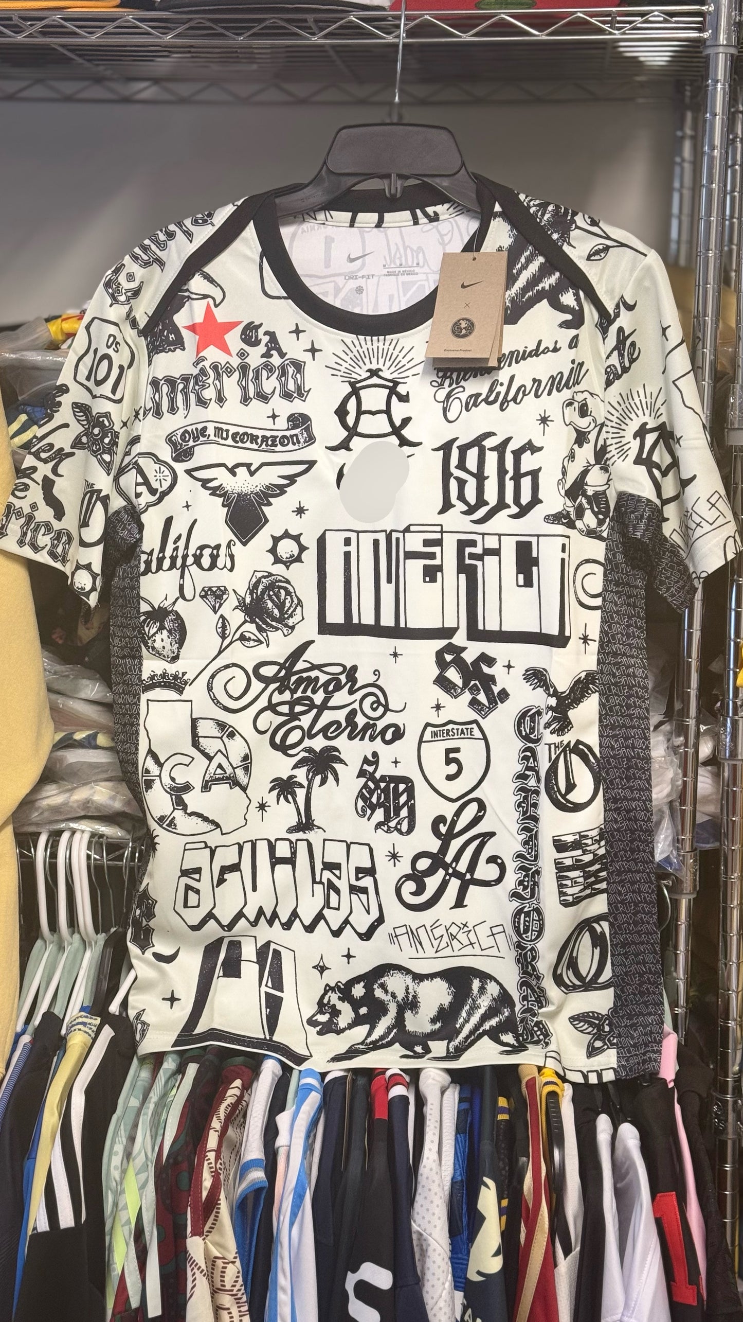 Club America calentamiento Jersey